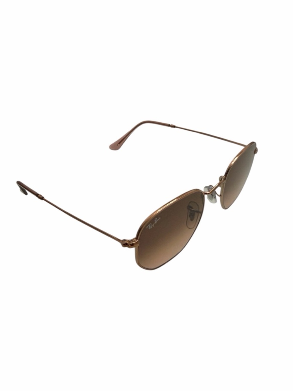 Ray-Ban Hexagonal Flat Sunglasses Copper Frame RB3548-N 9069/A5 48/21 140 3N - Picture 2 of 9
